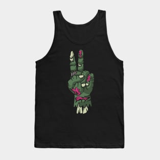 Peace Zombie Hand Tank Top